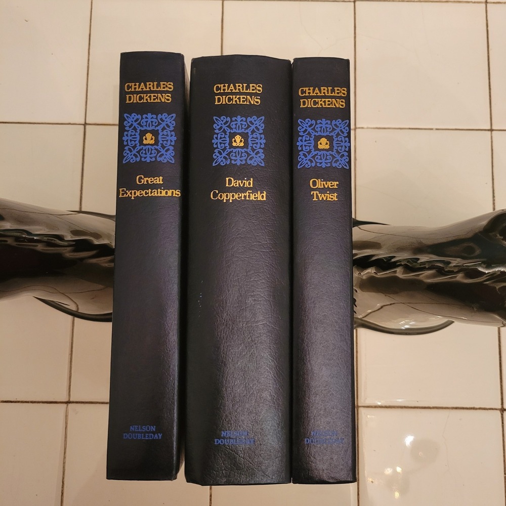 3 Charles Dickens Books Great Expectations David Copperfield Oliver Twist Nelson
